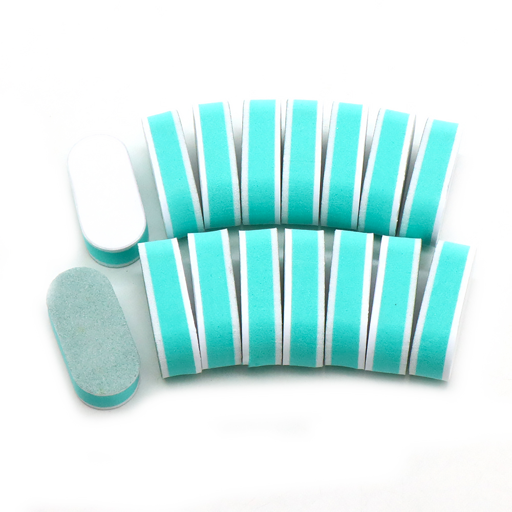 10/60/120pcs Mini Nail Buffer  - مراجعة Nail File Titanium وسعره