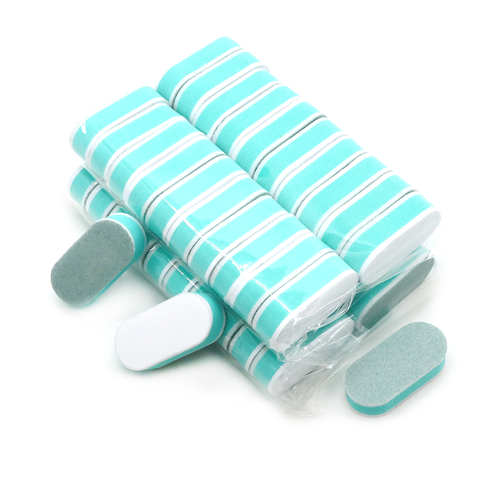 10/60/120pcs Mini Nail Buffer  - مراجعة Nail File Titanium وسعره