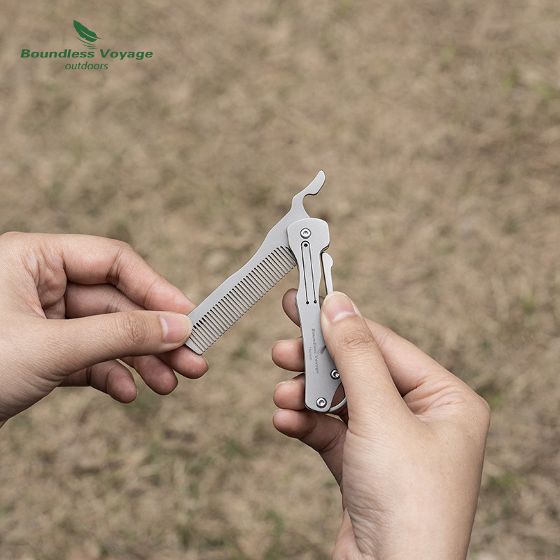 Pure Titanium Folding Comb, Ul - مراجعة Comb Pocket Titanium وسعره