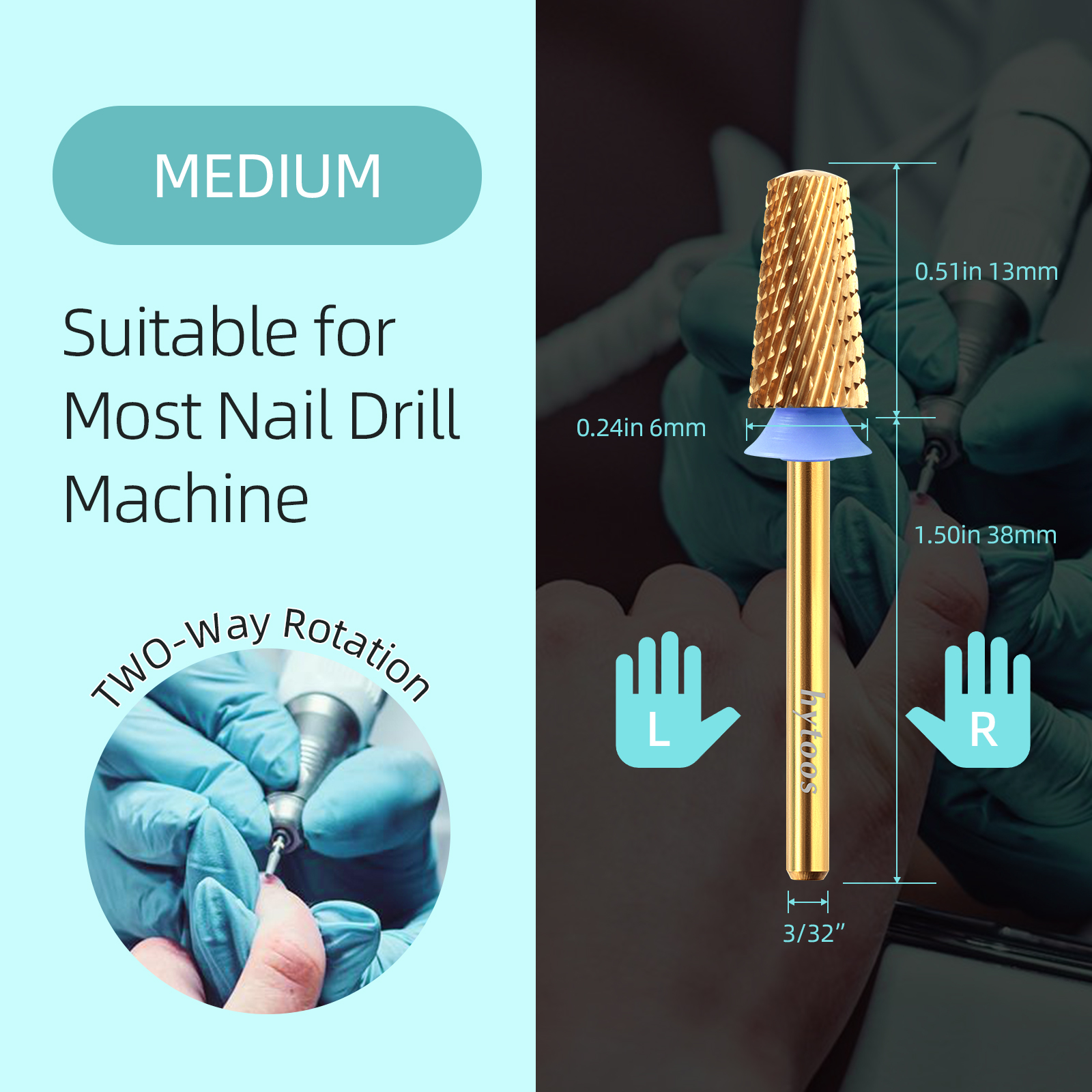 HYTOOS Titanium Safety Tapered - مراجعة Nail File Titanium وسعره