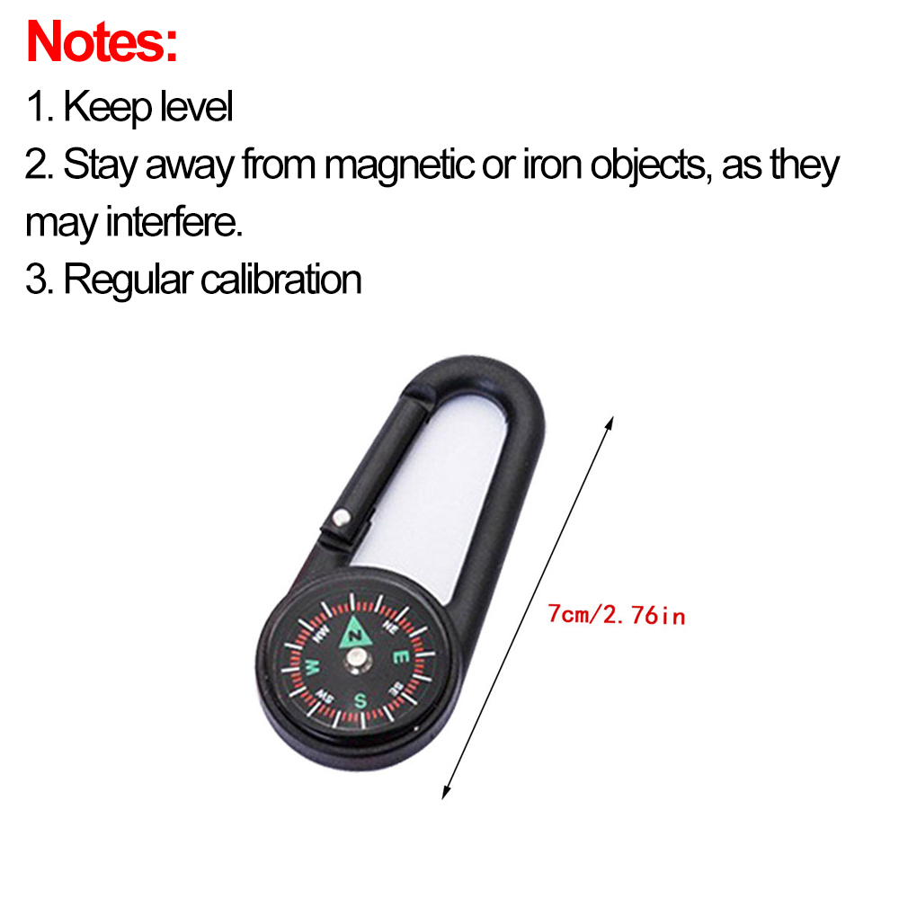 Outdoor Compass Carabiner Mini - مراجعة Compass Keychain Mini وسعره