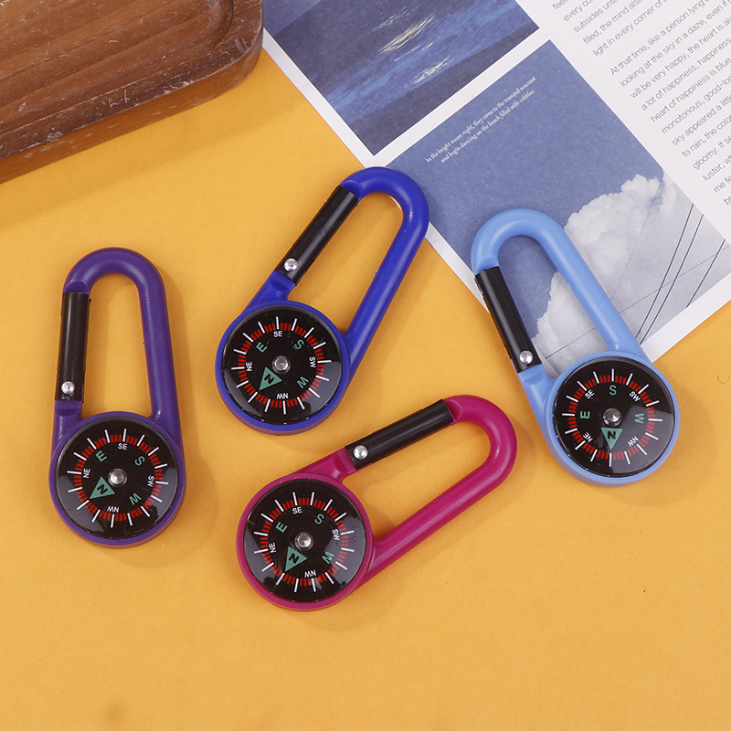Outdoor ABS Mini Compass Carab - مراجعة Compass Keychain Mini وسعره