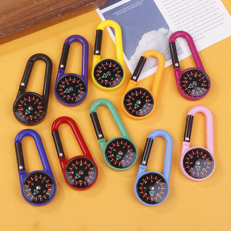 Outdoor ABS Mini Compass Carab - مراجعة Compass Keychain Mini وسعره