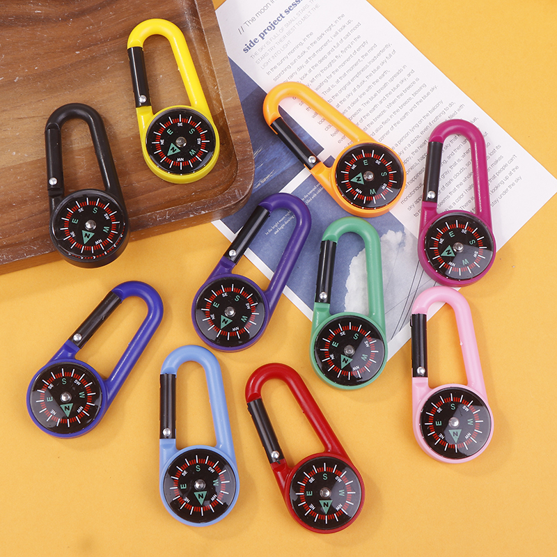 Outdoor ABS Mini Compass Carab - مراجعة Compass Keychain Mini وسعره