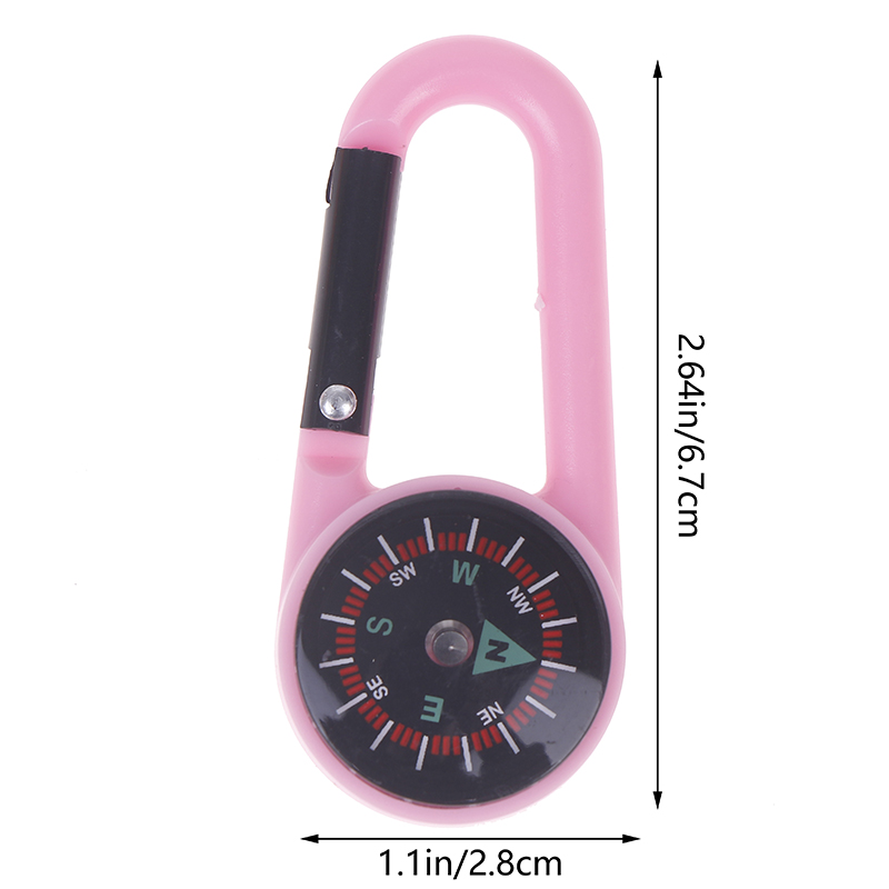 Outdoor ABS Mini Compass Carab - مراجعة Compass Keychain Mini وسعره
