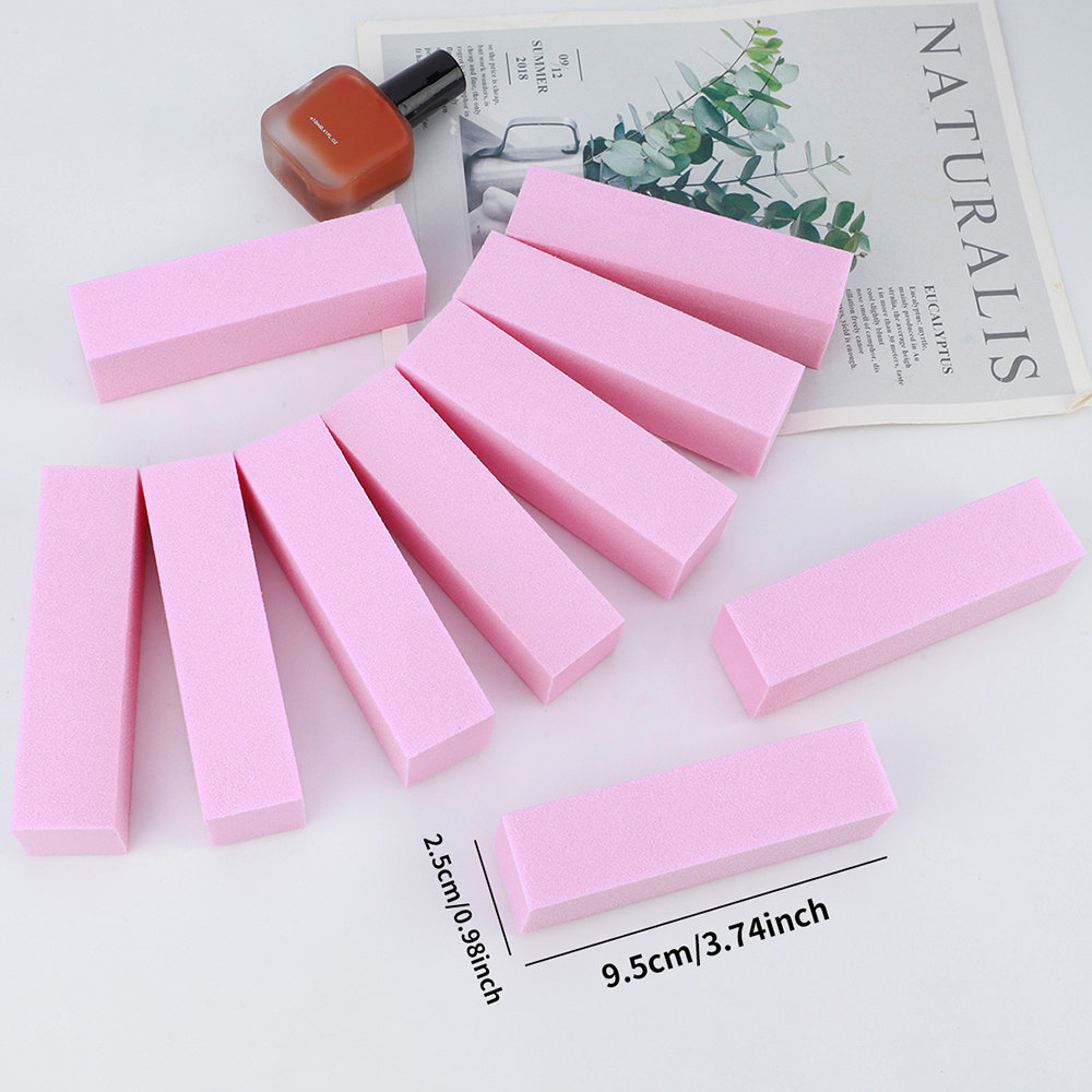 10PCS Nail Buffer Polishing Bl - مراجعة Nail File Titanium وسعره