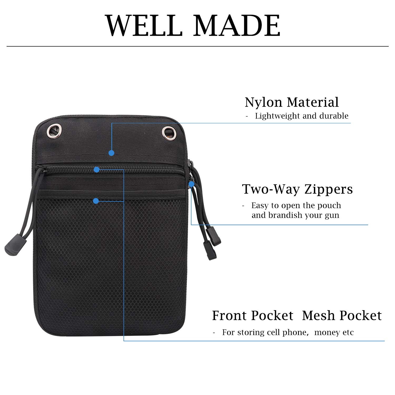 Molle Tactical Concealed Gun H - مراجعة Edc Concealed Carry Fanny Pack وسعره