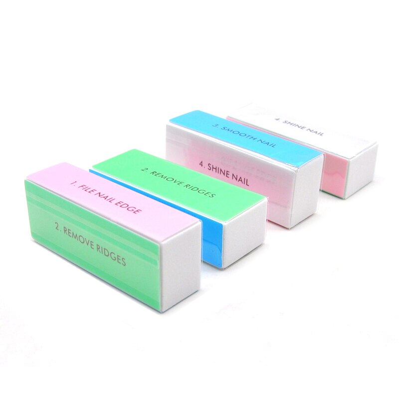 5pcs  Colorful Buffing Block 4 - مراجعة Nail File Titanium وسعره