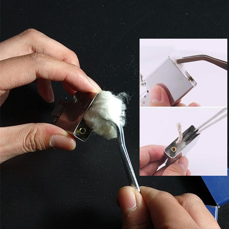 10/30/50pcs Oil Absorbent Cott - مراجعة Lighter Insert Zippo وسعره