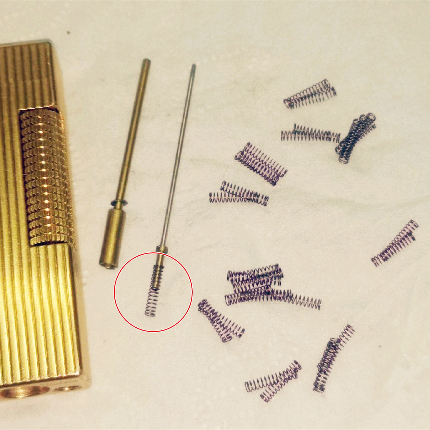 Metal Gas Nozzle Needle Spring - مراجعة Lighter Insert Zippo وسعره