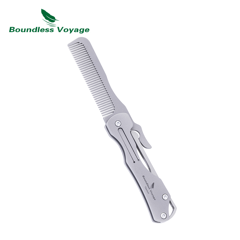 Boundless Voyage Folding Titan - مراجعة Comb Pocket Titanium وسعره