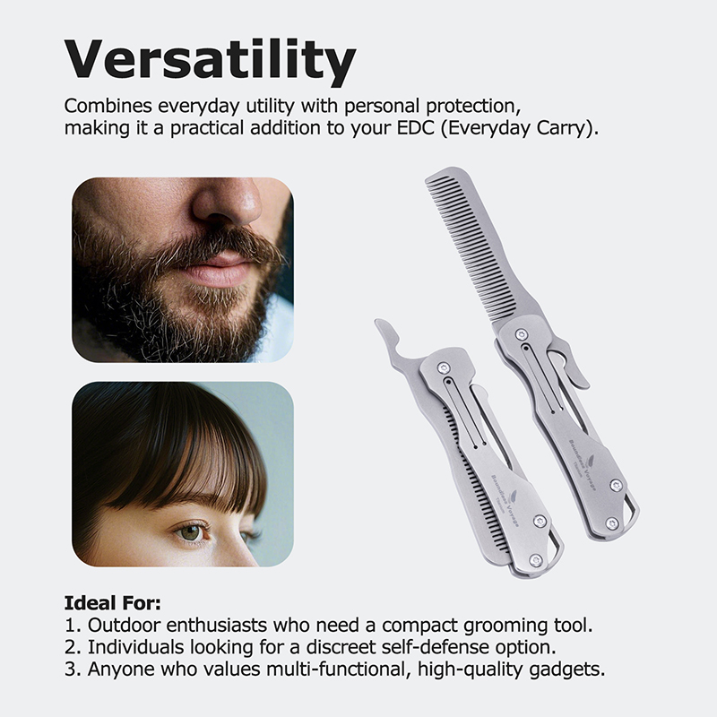 Boundless Voyage Folding Titan - مراجعة Comb Pocket Titanium وسعره