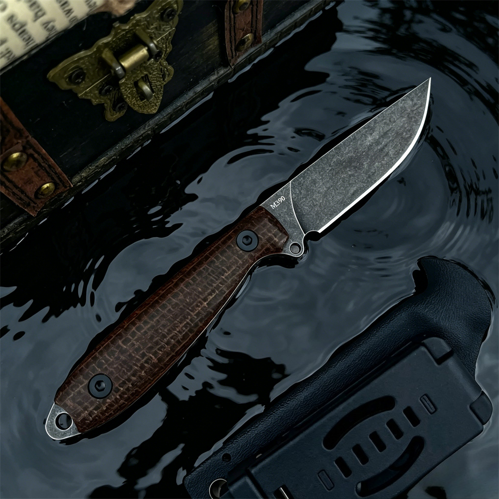 Micarta Grip Fixed Blade EDC K - مراجعة Edc Carry Fixed Blade Knife وسعره