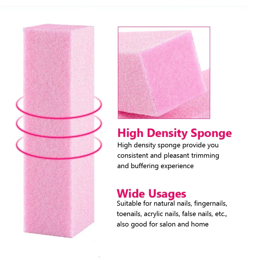 2Pcs Nail Buffer Blocks 4-Side - مراجعة Nail File Titanium وسعره