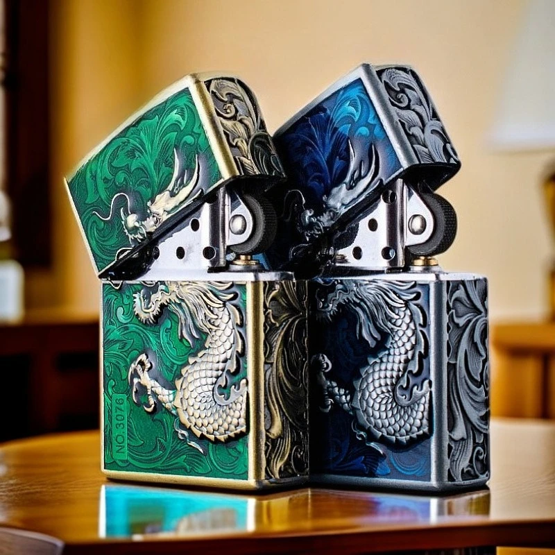 ZORRO's New Exquisite Embossed - مراجعة Lighter Insert Zippo وسعره
