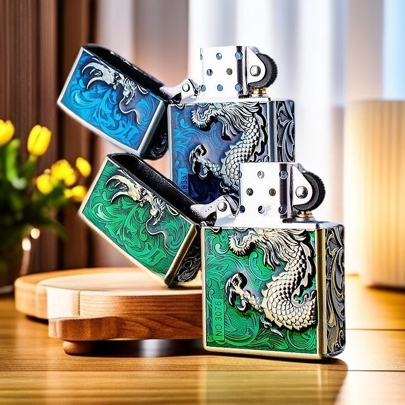 ZORRO's New Exquisite Embossed - مراجعة Lighter Insert Zippo وسعره