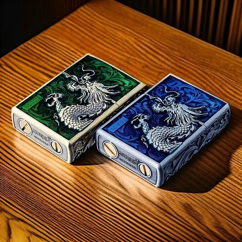 ZORRO's New Exquisite Embossed - مراجعة Lighter Insert Zippo وسعره