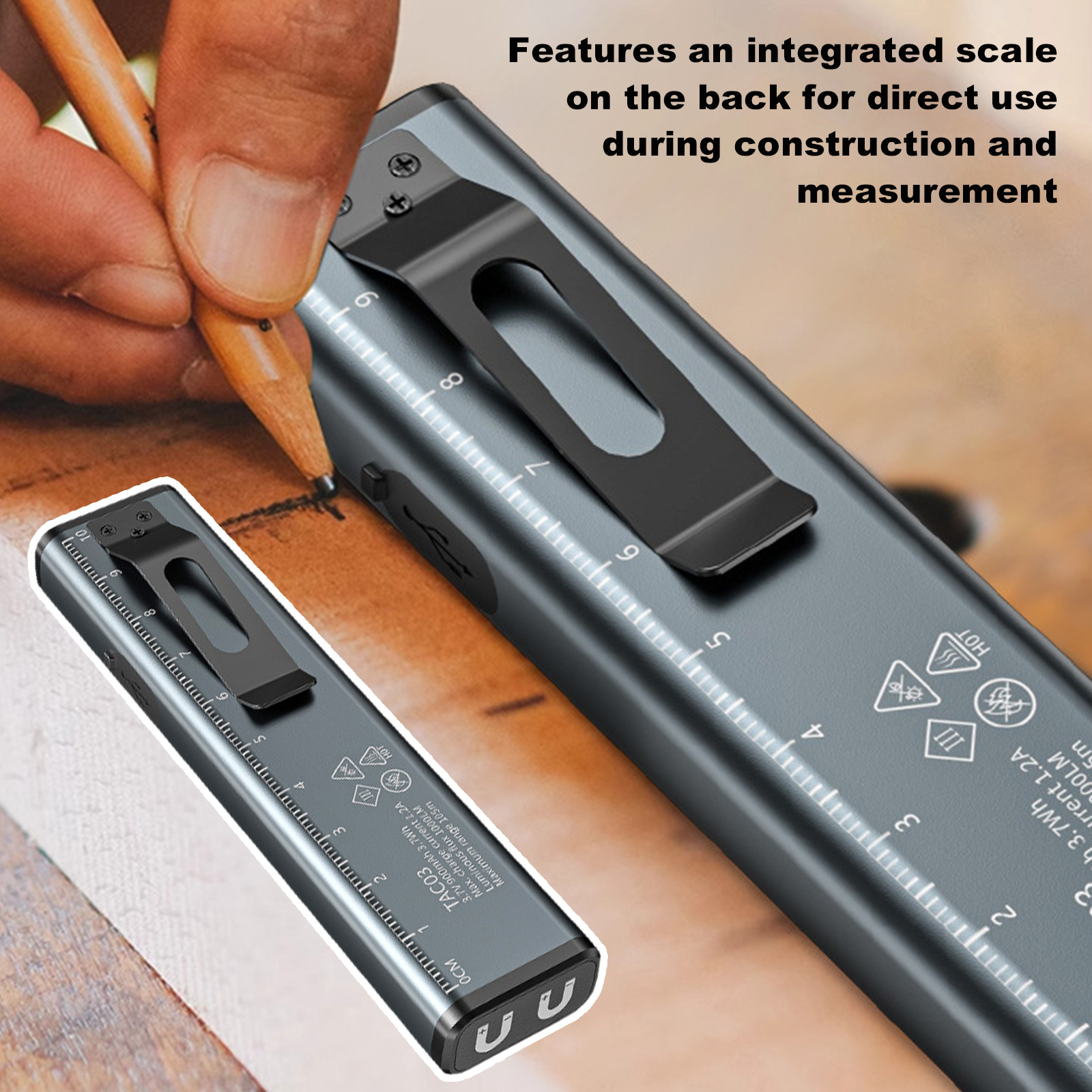 Flat EDC Flashlight Solar Rech - مراجعة Edc Car Carry وسعره