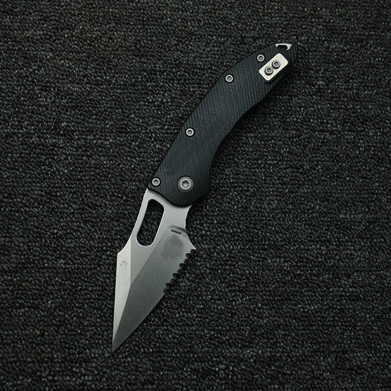 LEMIFSHE  Manual Stitch Textur - مراجعة Edc Carry Pocket Knife وسعره