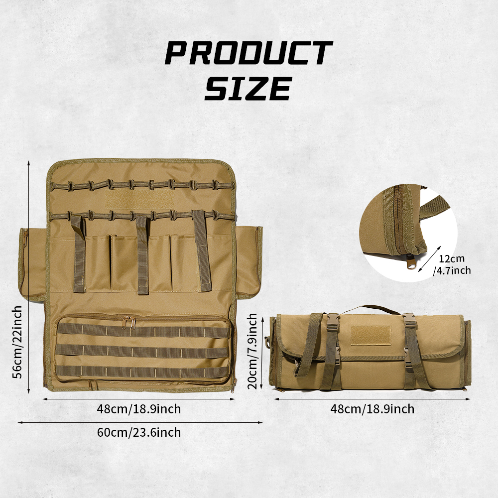 Tactical MOLLE Seat Back Organ - مراجعة Edc Car Carry وسعره