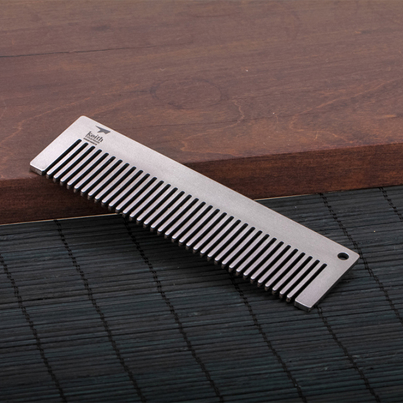 Keith Titanium Travel Comb for - مراجعة Comb Pocket Titanium وسعره