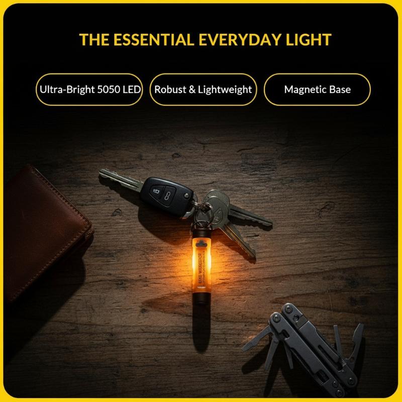 5050 Rechargeable LED Pocket F - مراجعة Edc Carry All وسعره