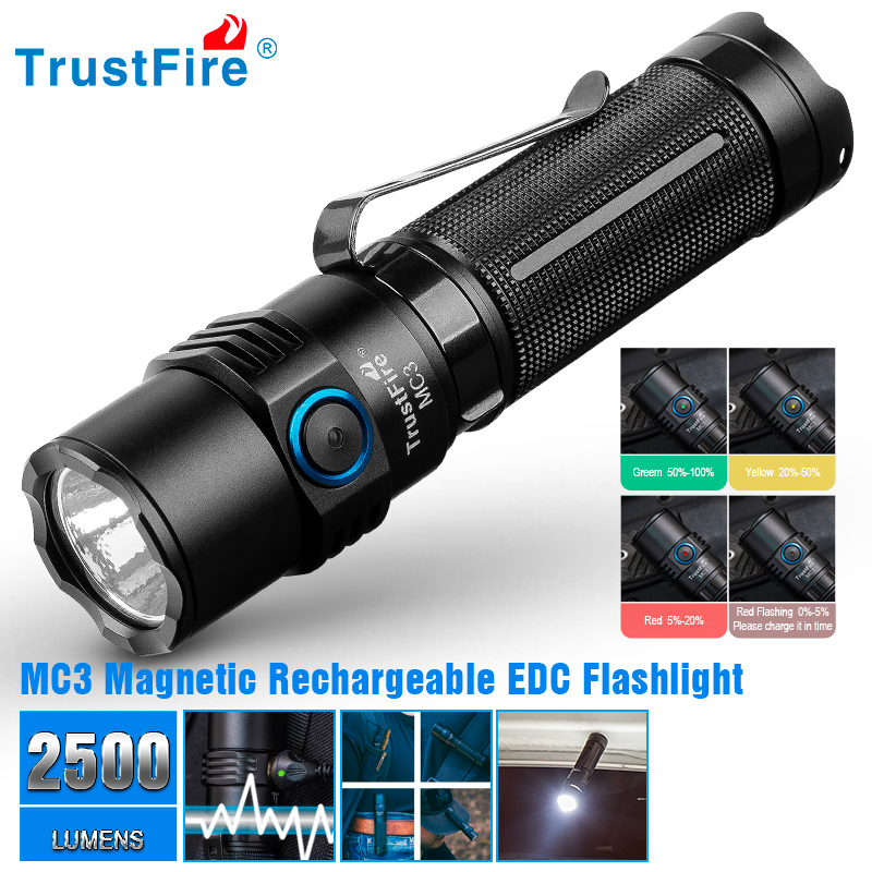 Trustfire Mc3 High Power Recha - مراجعة Edc Car Carry وسعره