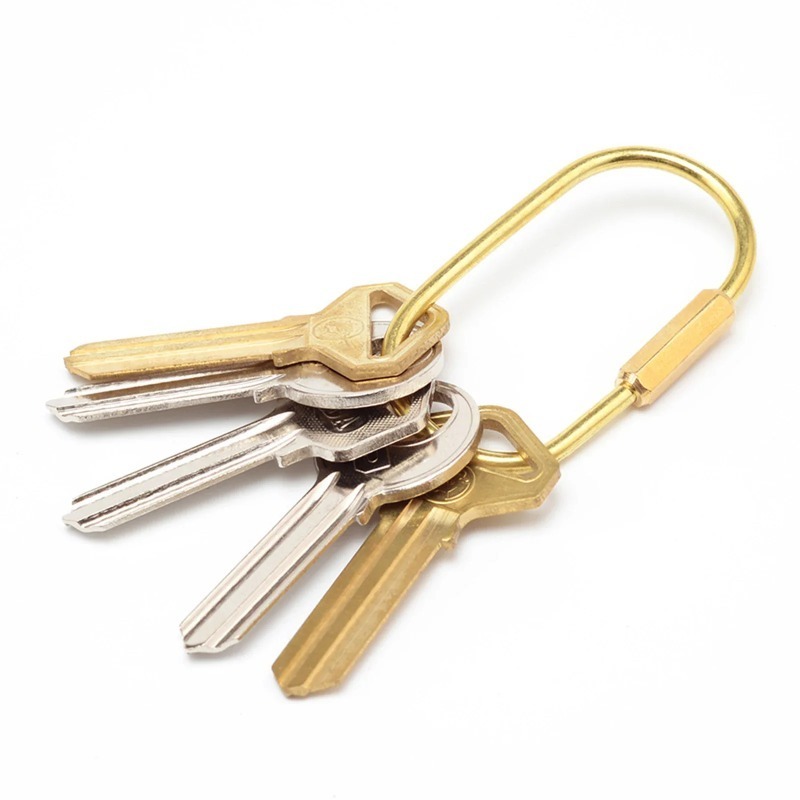 Pure Copper D-Ring Screw Key R - مراجعة Edc Car Carry وسعره