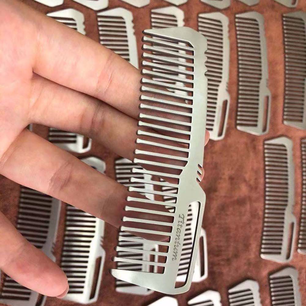 Super Light Portable EDC Outdo - مراجعة Comb Pocket Titanium وسعره