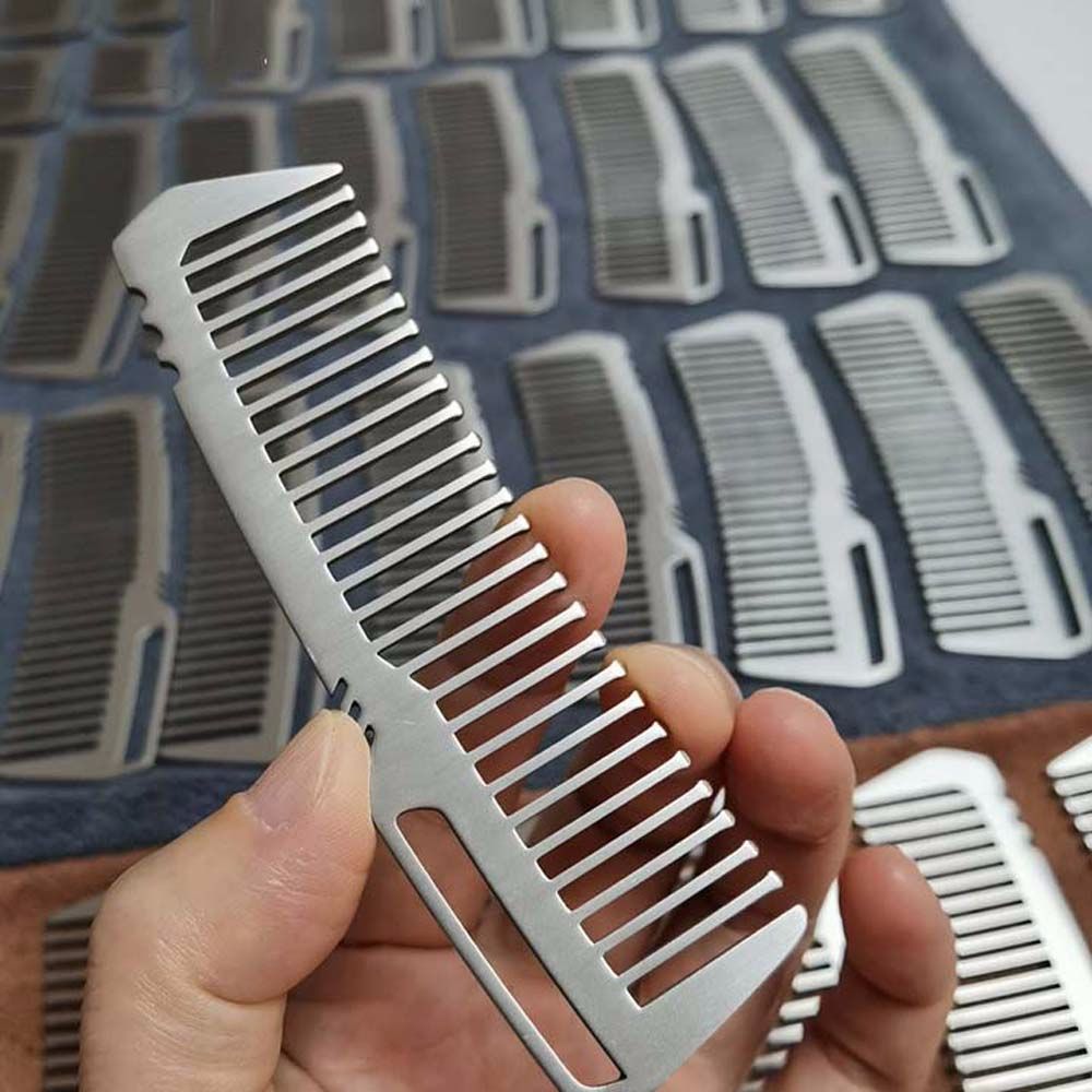 Super Light Portable EDC Outdo - مراجعة Comb Pocket Titanium وسعره