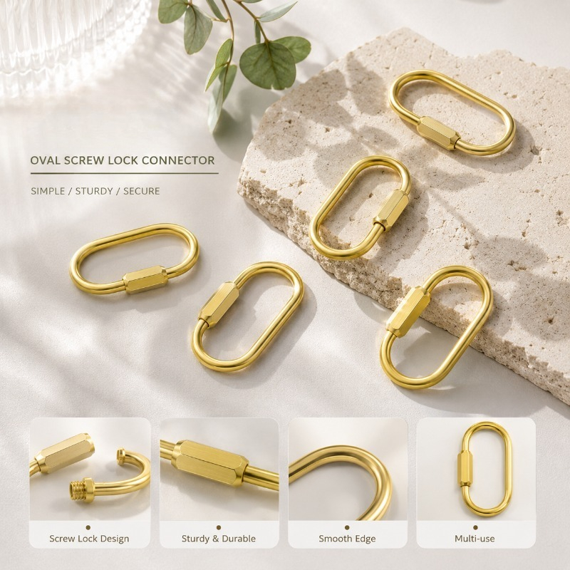 Solid Brass Screw Type D-Ring  - مراجعة Edc Car Carry وسعره