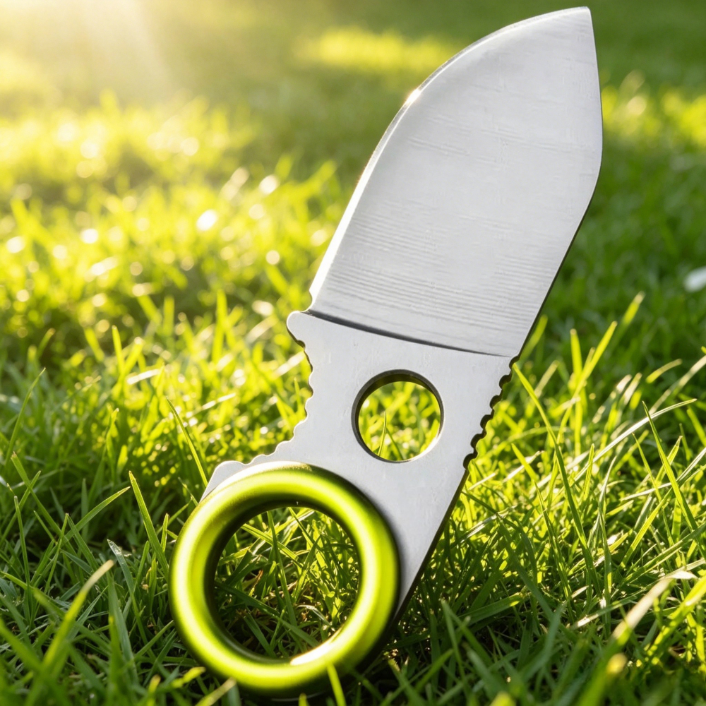 Mini EDC Ring Fixed Blade Knif - مراجعة Edc Carry Fixed Blade Knife وسعره