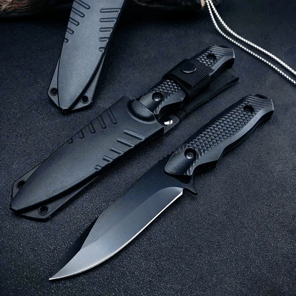 Outdoor Jungle Hunting Knife 5 - مراجعة Edc Carry Fixed Blade Knife وسعره