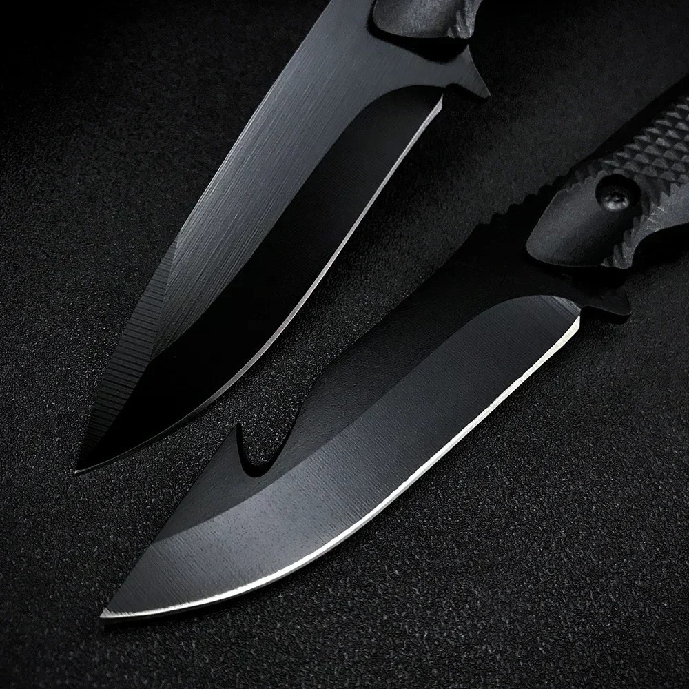 Outdoor Jungle Hunting Knife 5 - مراجعة Edc Carry Fixed Blade Knife وسعره