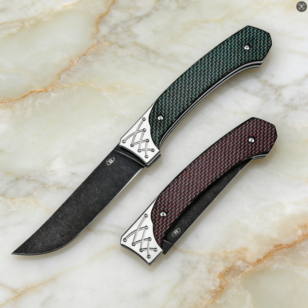 D2 Steel Folding Knife with Ca - مراجعة Edc Carry Pocket Knife وسعره
