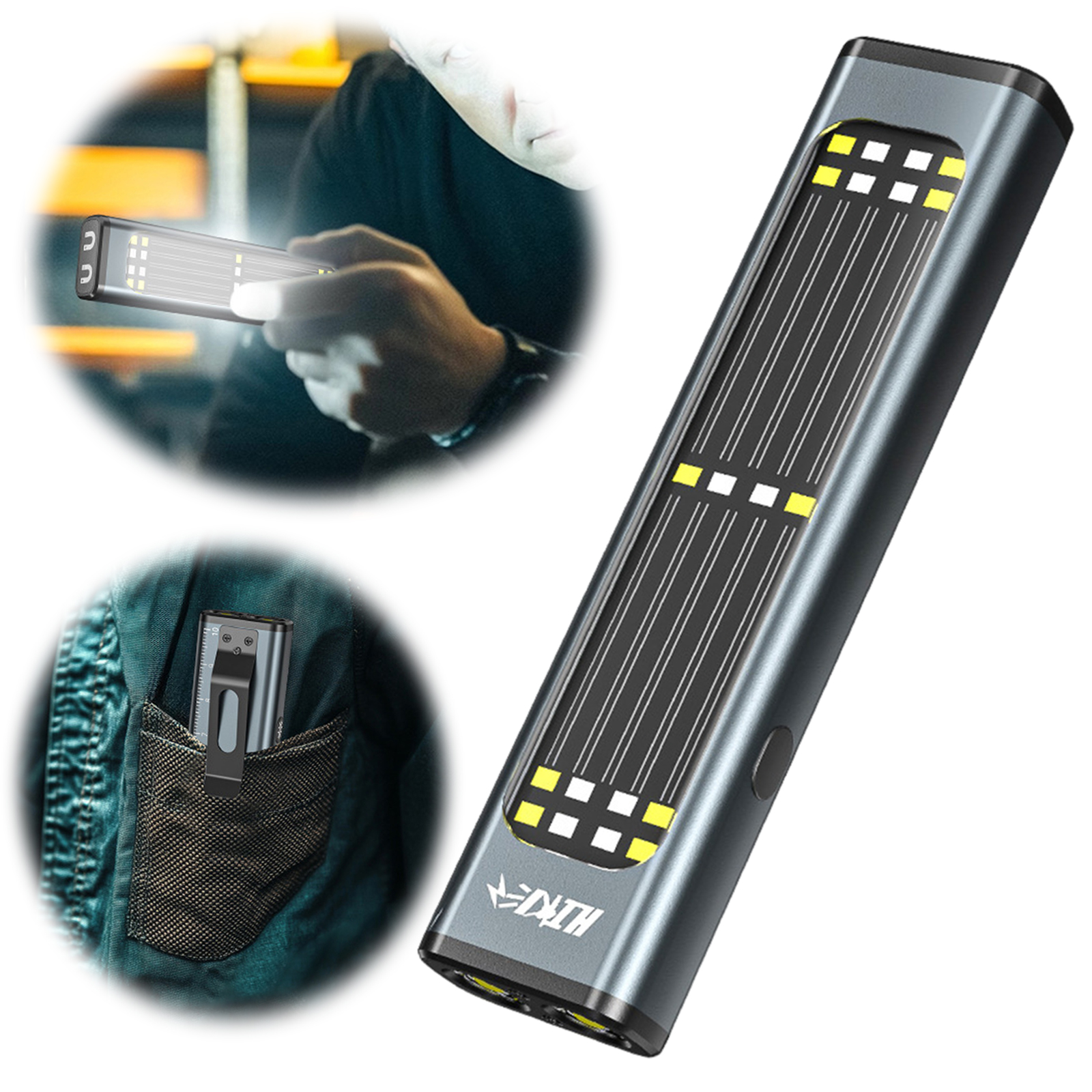 Flat EDC Flashlight with Magne - مراجعة Edc Car Carry وسعره