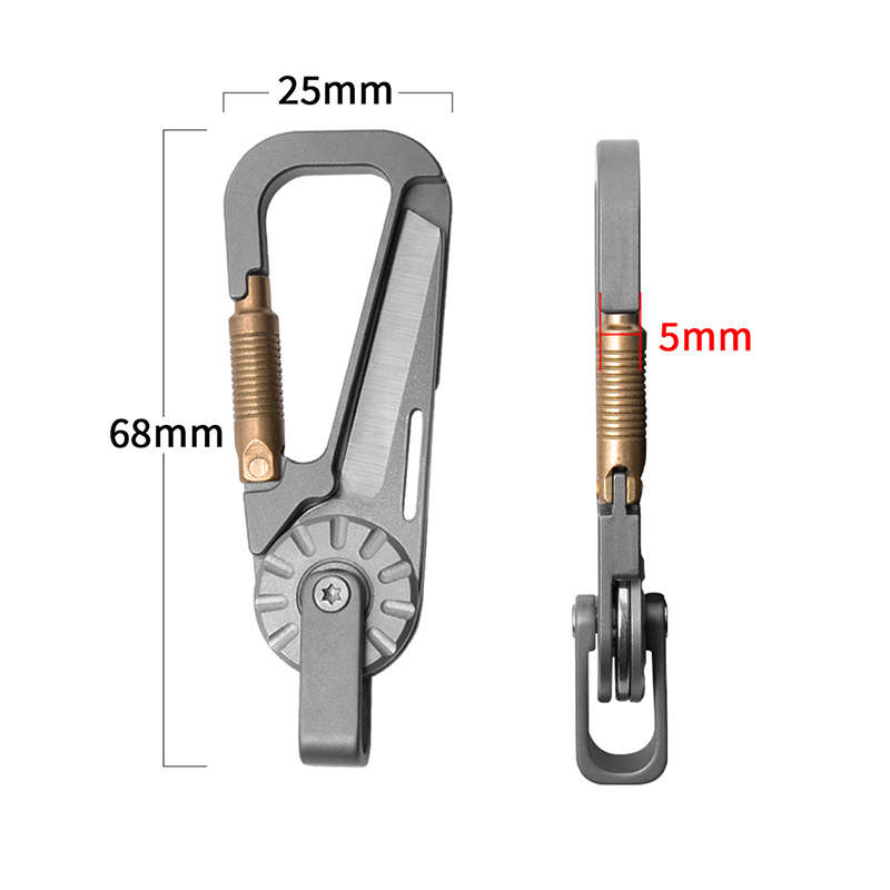 Titanium Alloy Car Keychain fo - مراجعة Edc Carry Essentials وسعره