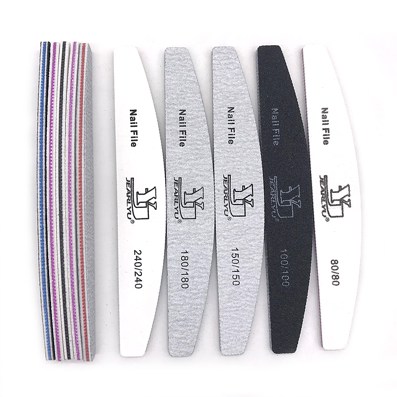 5Pcs Nail File Set Mix Color P - مراجعة Nail File Titanium وسعره