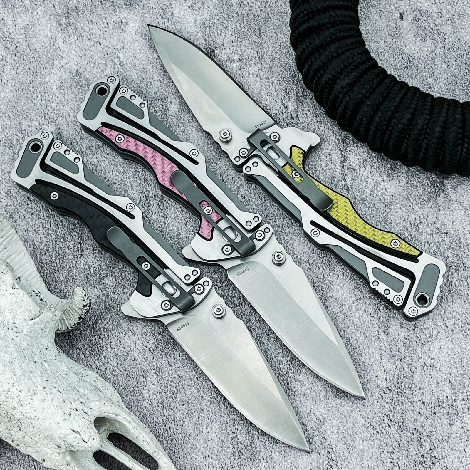 High Quality 5190CF Pocket Fol - مراجعة Edc Carry Pocket Knife وسعره