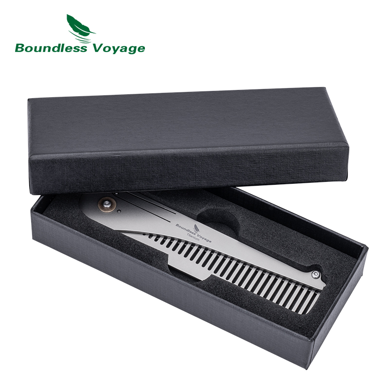 Boundless Voyage Titanium Fold - مراجعة Comb Pocket Titanium وسعره