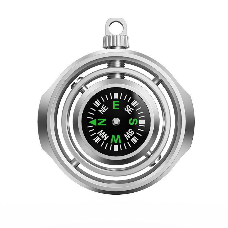 MINI Compass Fingertip Fidget  - مراجعة Compass Keychain Mini وسعره