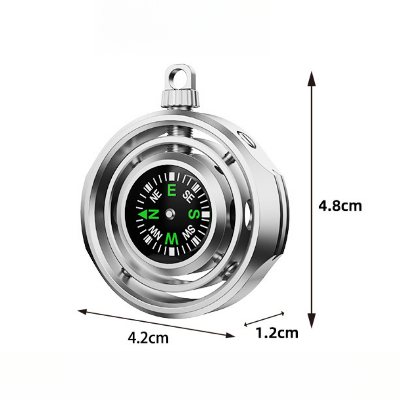 MINI Compass Fingertip Fidget  - مراجعة Compass Keychain Mini وسعره