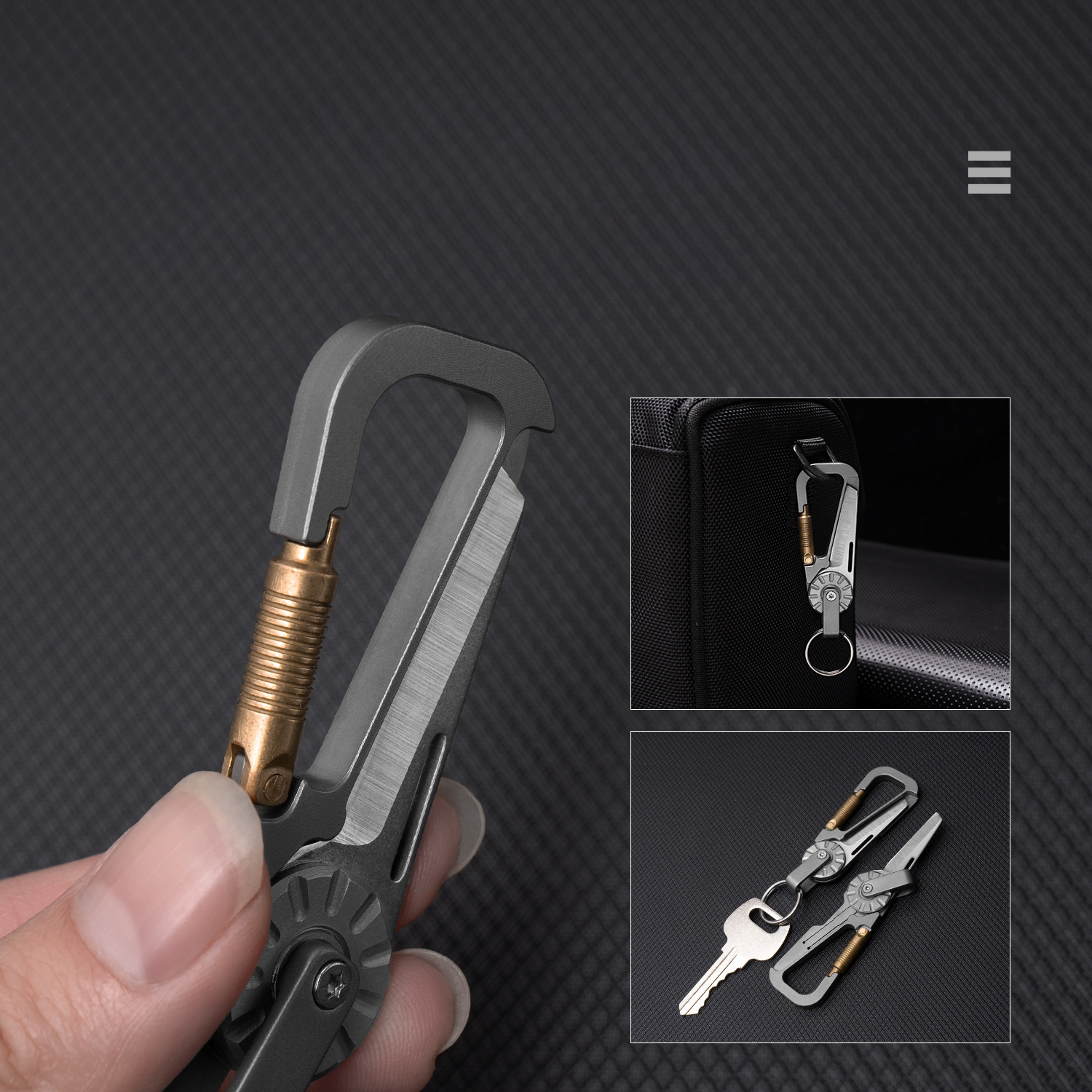 Titanium Alloy EDC Keychain Wi - مراجعة Edc Carry All وسعره