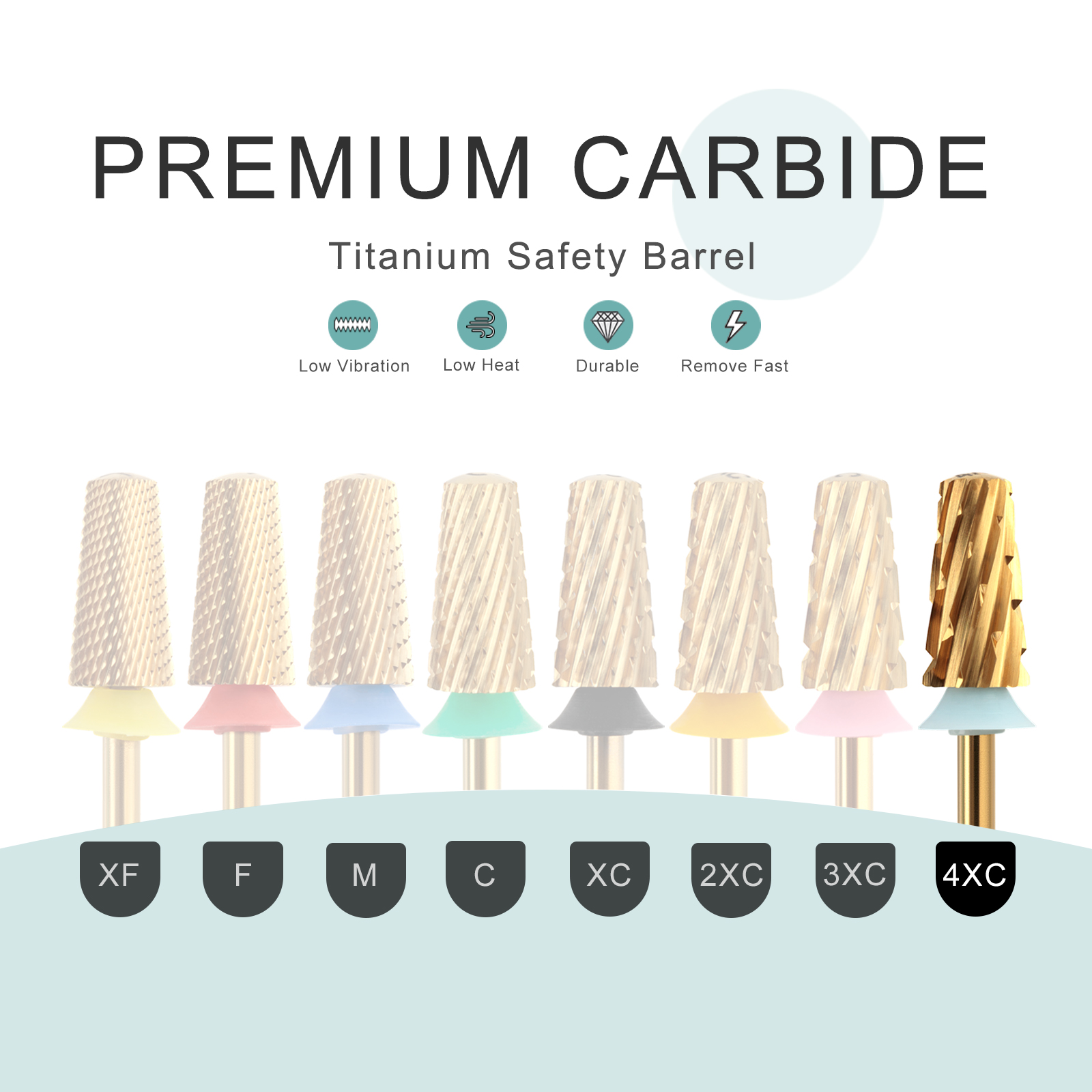 HYTOOS 4XC Titanium Tapered Na - مراجعة Nail File Titanium وسعره