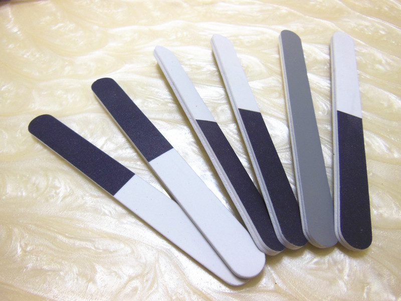20 pcs/lot  3 step polishing f - مراجعة Nail File Titanium وسعره