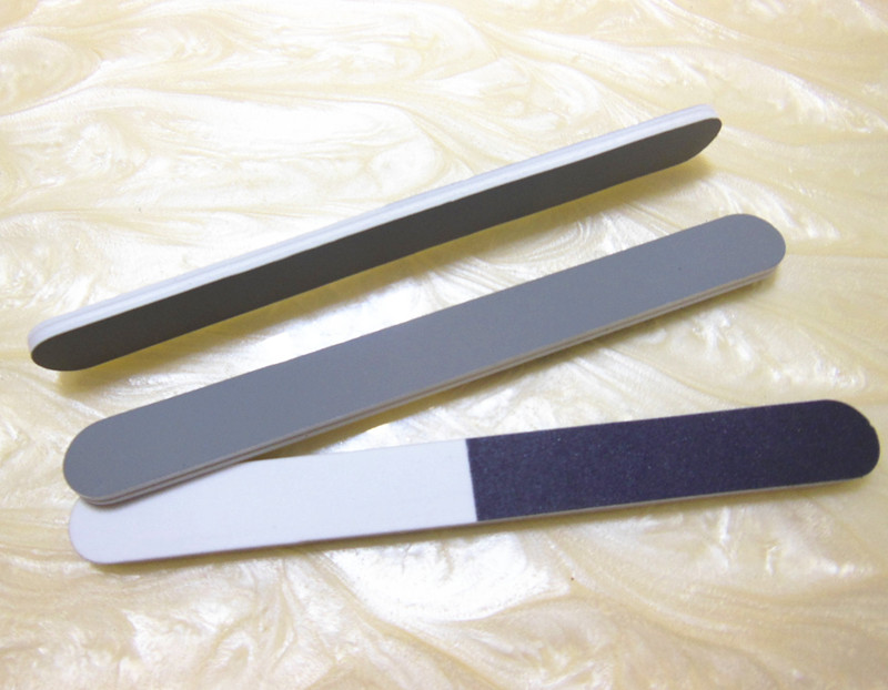 20 pcs/lot  3 step polishing f - مراجعة Nail File Titanium وسعره
