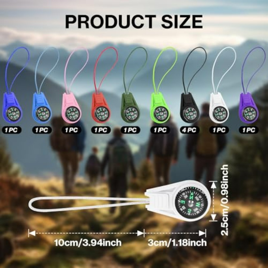Mini Compass for Keychain, Sma - مراجعة Compass Keychain Mini وسعره