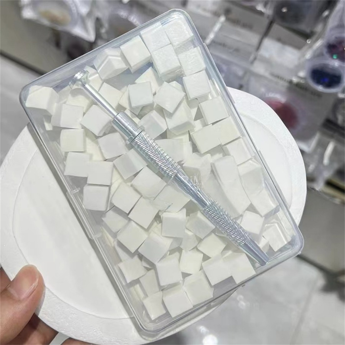 1set 100pcs Nail care gradual  - مراجعة Nail File Titanium وسعره