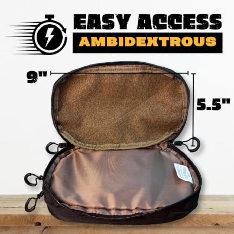 Tactical Fanny Pack for Men Co - مراجعة Edc Concealed Carry Fanny Pack وسعره