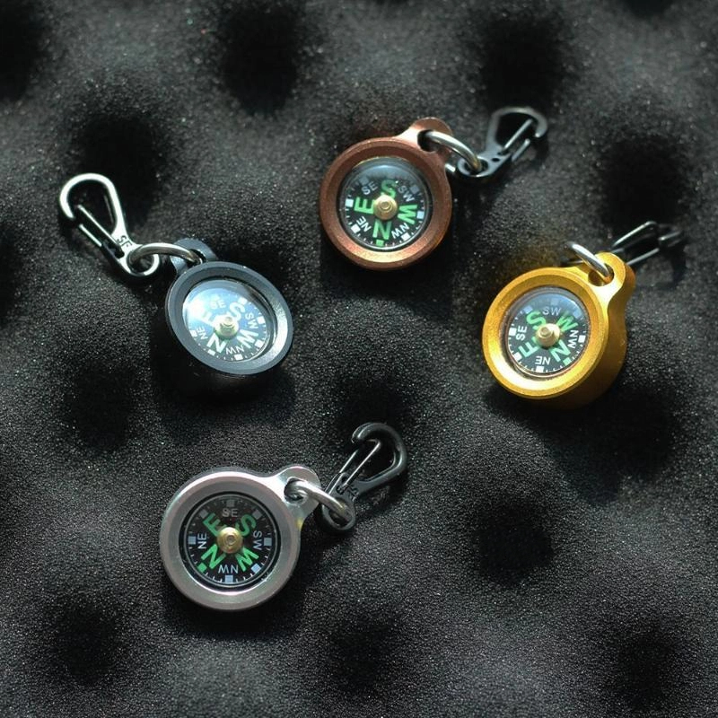 Mini Aluminum Alloy Compass Ke - مراجعة Compass Keychain Mini وسعره